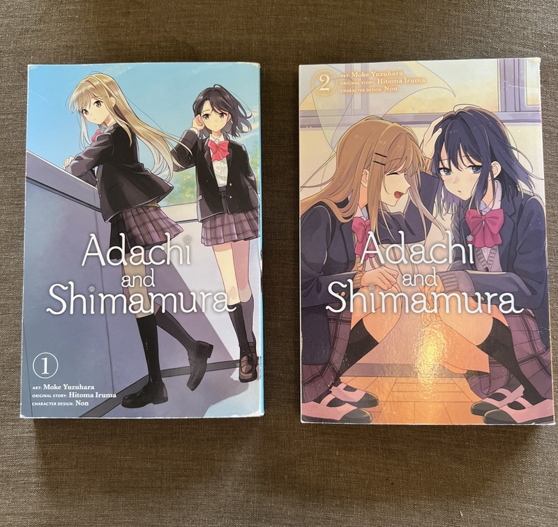 Adachi And Shimamura English Translated Manga Vol 1 , 2  Cover Bit Damaged
