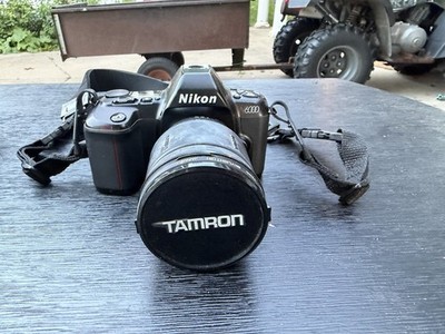Nikon N6000 35mm Film SLR Camera w/ Tamron 28-70mm Lens Strap Tested