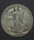 1921 San Francisco Walking Liberty Half Dollar 50C  better date G-VG details