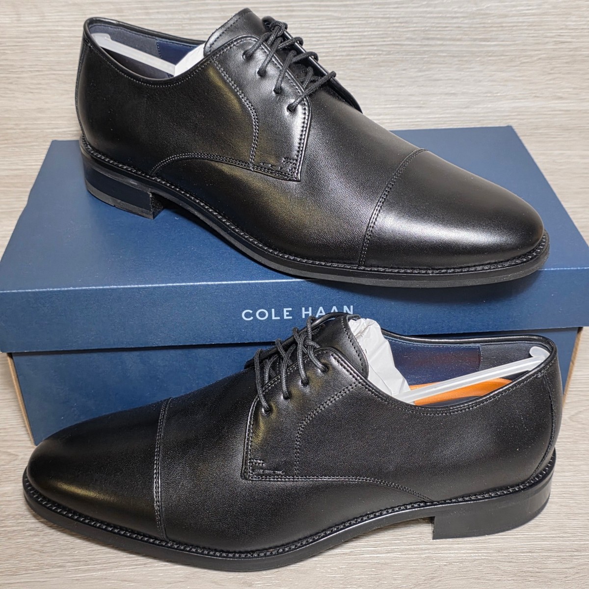 Cole Haan Grand Os Oxford Shoes Mens US Size 9.5M Black‎ Leather Formal Lace Up COLE HAAN Men main image 3