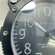 Used Men's Watch Hamilton Khaki Navy Below Zero H785850 Automatic 8