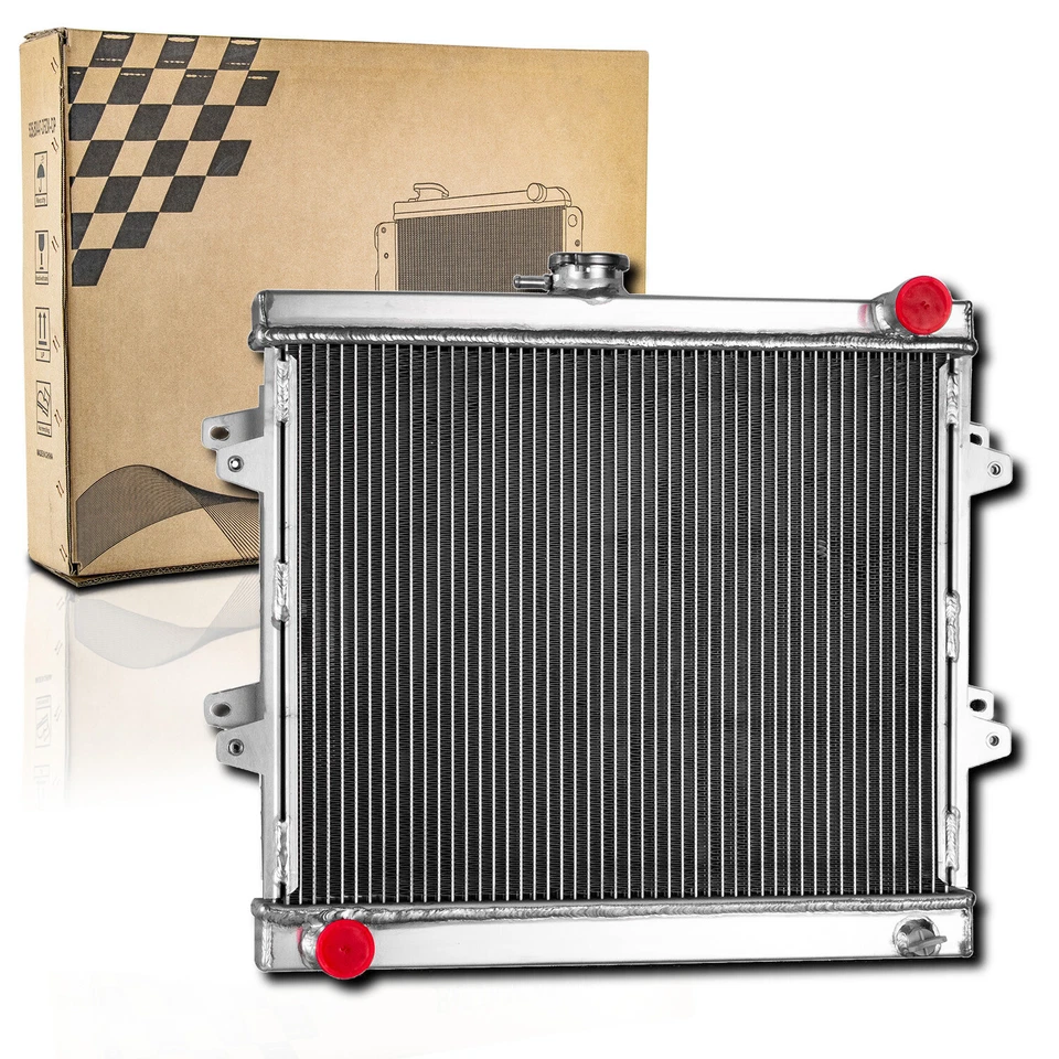3-Row Aluminum Radiator For 84~95 1989 Toyota Pickup 4Runner SR5 DLX 2.4L l4 MT - Image 2 of 4