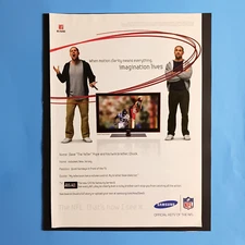 2008 Samsung Print Advertisement with Dave The Yeller and his Twin Brother Chuck