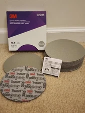 3M 02085 Trizact 6"- 3000 grit  Hookit Foam Discs.⭐NEW BOX. Same Day Shipping‼️