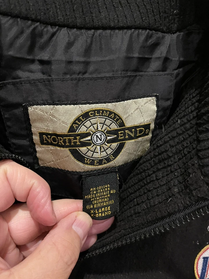 Chaqueta XL de Colección Miller Lite Para Hombres Cremallera Completa Entrega Guy Master Liner Negra Foto 4 de 4