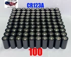 Lot 5 To 100 CR123A 3v Lithium Battery Longest Expiration Date 3000mAh Brand