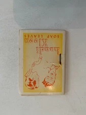 Old Vintage 1940's Stanley Home Products Handi Kleen Soap Leaves