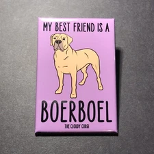 Boerboel Dog Magnet Handmade Puppy Gifts Accessories and Kitchen Decor