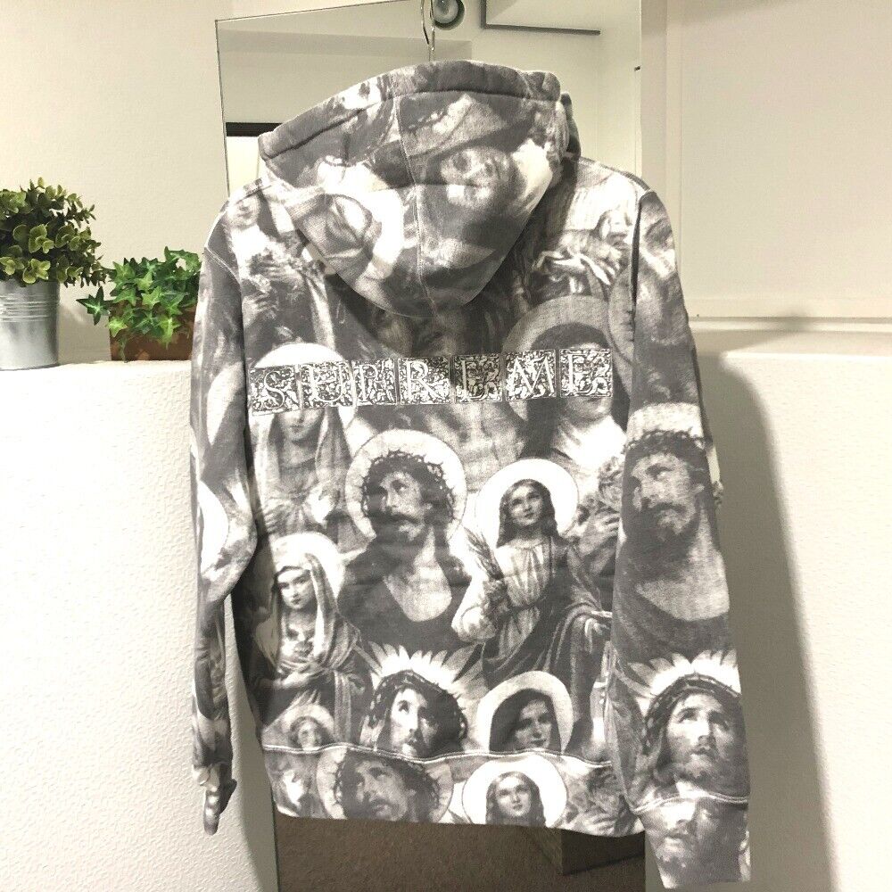 UNUSED SUPREME 18AW Jesus and Mary Hooded Sweatshirt Parka UNUSED SUPREME 18AW Jesus and Mary Hooded Sweatshirt Parka