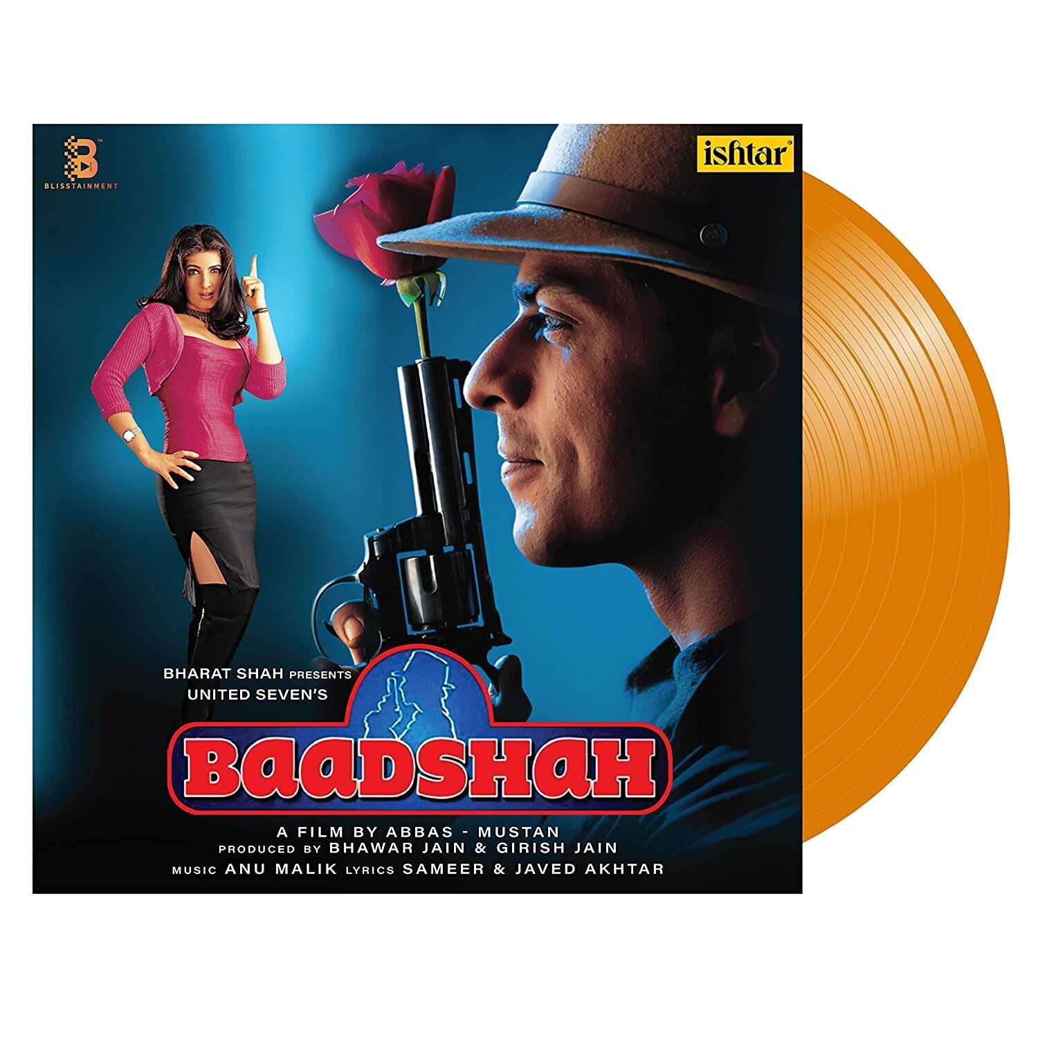 Baadshah LP Vinyl Record Music Annu Malik Bollywood Hindi Film Ost Indian Mint