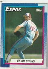 FREE SHIPPING-MINT-1990 Topps #465 Kevin Gross Expos PLUS BONUS CARDS