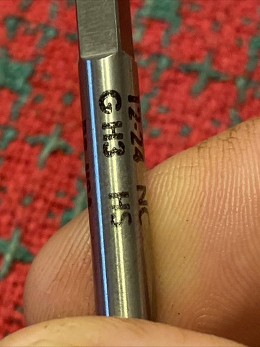 12-24 Grifo Punta Espiral Enchufe Grifo EE. UU. 🇺🇸 NOS GTD Greenfield GH3 - Imagen 6 de 8