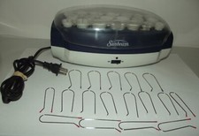 Sunbeam Fast Setter Hot Rollers 20 Hair Curlers 20 Clips SBPC70 Pageant Cheer