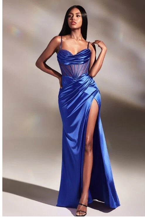 Divine CD265 FITTED CORSET GOWN