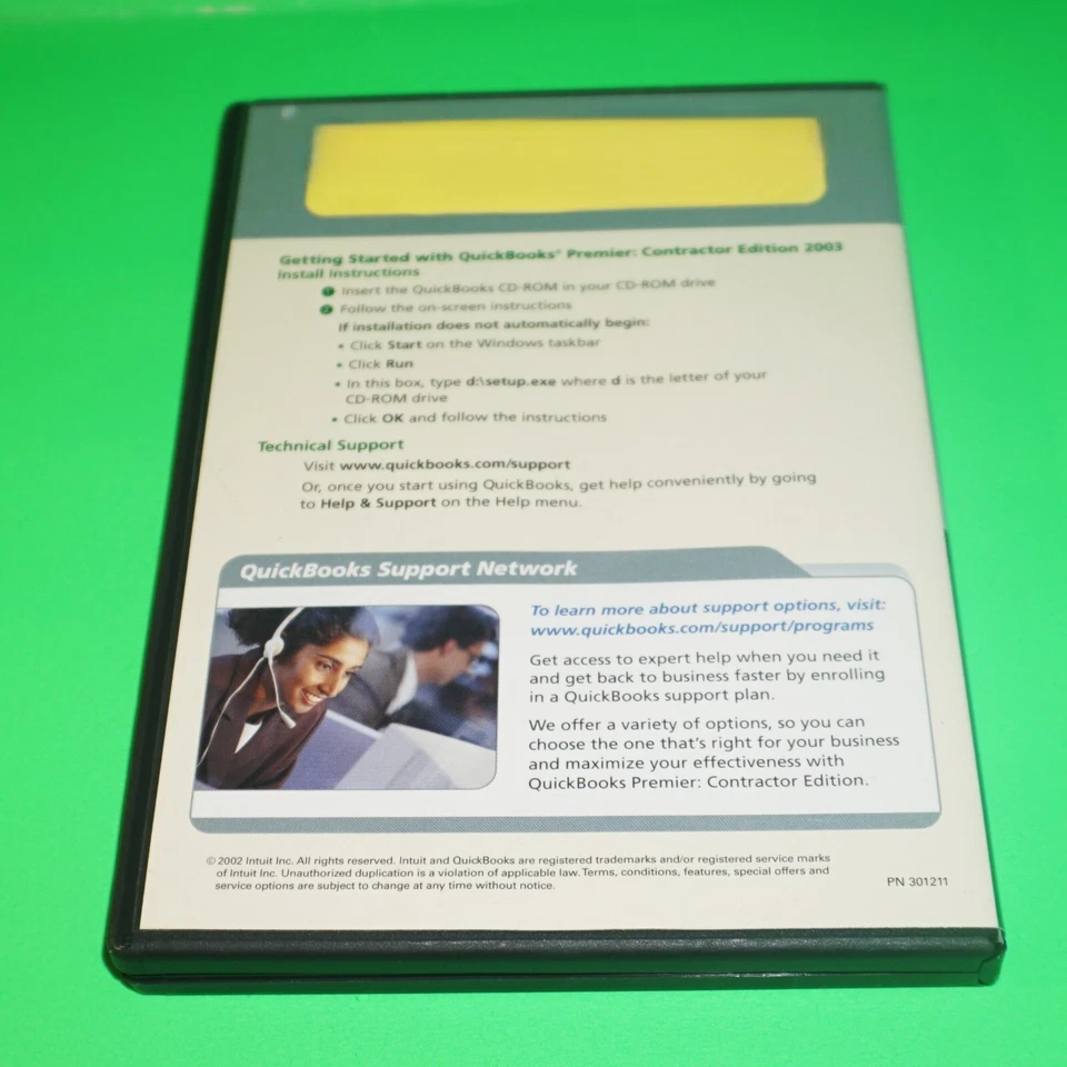 Intuit Quickbooks 2003 Premier Contractor Edition Upgrade Only EUC w/Key Code JB - Image 3 of 3