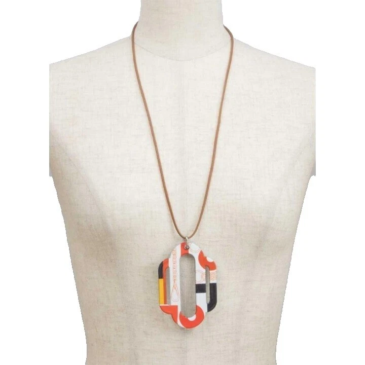 HERMÈS Pendant Enamel Fashion Necklaces & Pendants