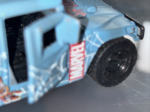 Marvel Amazing Spiderman Diecast Hummer Pull Back 4" Car - Picture 10 of 12