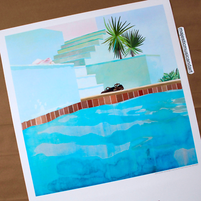 DAVID HOCKNEY POOL 2015 EXHIBITION LITHOGRAPH POSTER | eBay