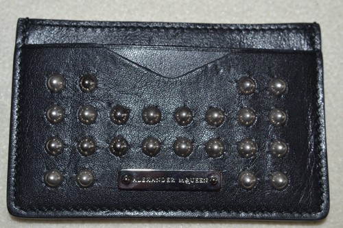 ALEXANDER McQUEEN Studded Card Holder New ALEXANDER McQUEEN Studded Card Holder New
