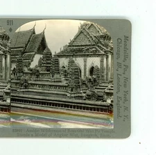 B9713 Keystone 33891, Beautiful Wat Po Temple, Bangkok, Siam, Thailand D