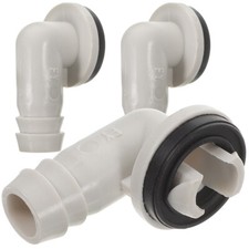 3 Pcs Air Conditioner Drain Hose Elbow Fitting 15 mm Connector for Split AC Unit