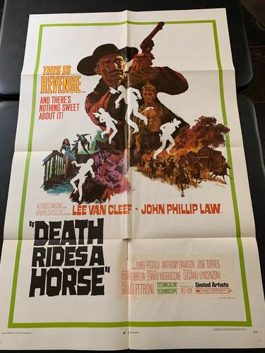 DEATH RIDES A HORSE WESTERN ONE SHEET POSTER 27