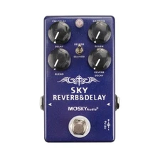 Mosky Sky Digital Delay & Reverb Guitar Effect Pedal Delay-verb True Bypass 