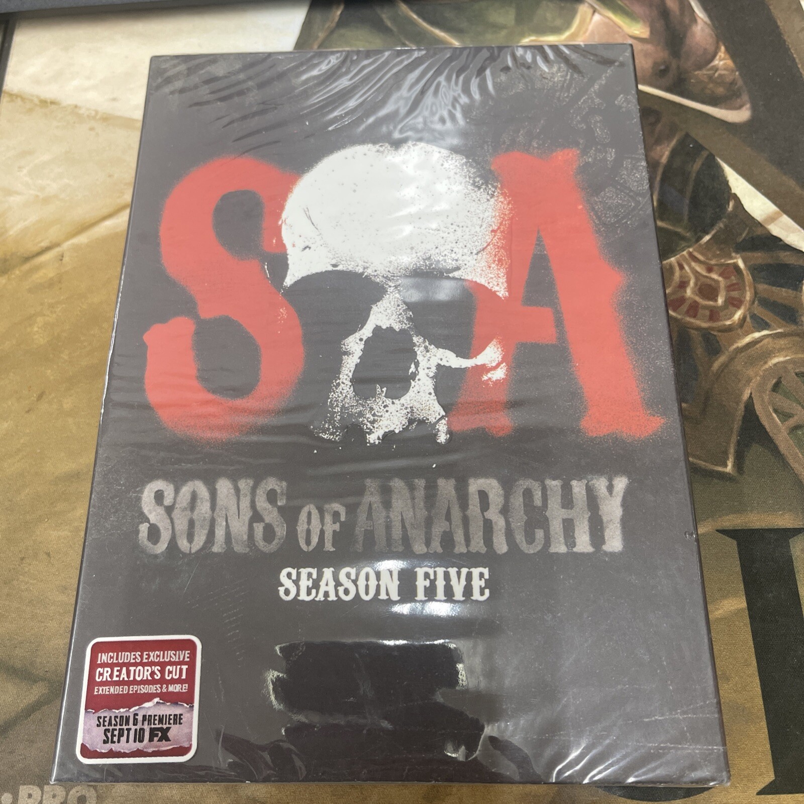 Sons of Anarchy Fifth Season 5 DVD 2012 BRAND NEW FACTORY SEALED 5th