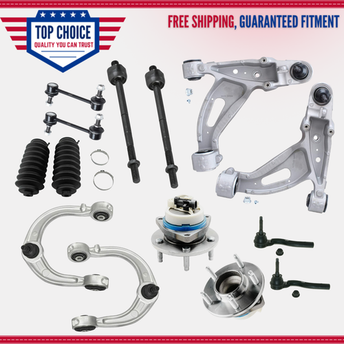 Detroit Axle Front Upper & Lower Control Arm Kit – For 2003-2007 Cadillac CTS (Excl. V) – 4pc Set - View #4