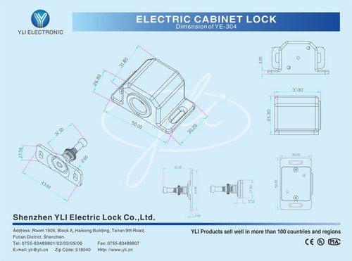 DC 12V Electric Cabinet Drawer Lock Electronic Plug-in Door Lock Solenoid Latch - Picture 25 of 32