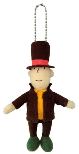 SANEI BOEKI Professor Layton Professor Layton Mini Mascot Plush Toy From Japan