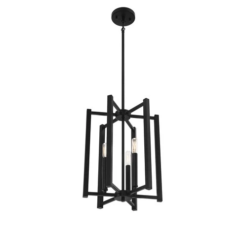 Savoy House 3-7700-3 Benson 3 Light 13"W Pendant - Black - Picture 7 of 12