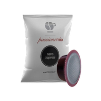 Lollo CaffÈ - Passionemio Nero - Box 100 A Modo Mio Kompatible Kapseln 7.5G