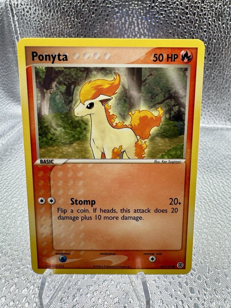 ponyta pokemon card Ponyta (72/102) [HeartGold & SoulSilver: Triumphant] Lightly Played