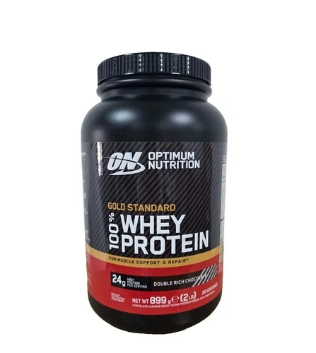 Pieces Gold Standard 100 Whey Protein Powder Double Rich Chocolate 2 Pound deal from eBay