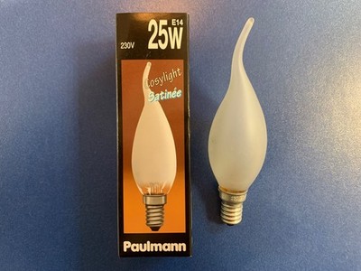 Paulmann Glühlampe Windstoß matt 25W W E14 Kerzenlampe Cosylight satin 514.20
