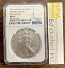 2019(W) American Silver Eagle NGC MS69 Early Releases Struck At West Point