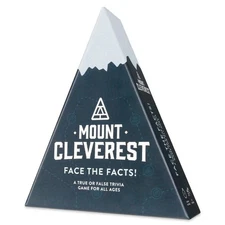 Mount Cleverest Original/Movies/Geography Edition Family Party Card Trivia Game