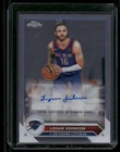 Logan Johnson 2023-24 Topps G League Chrome Autographs Auto Oklahoma City Blue