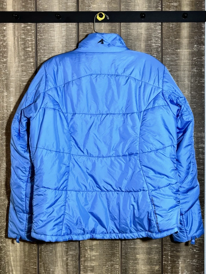 Eastern Mountain Sports Women's Large Blue Puffer Jacket Primaloft Lightweight - Image 2 of 4