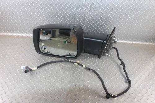 19-24 RAM Black Cap Driver Side Left Power Door Mirror Heated Glass OEM Factory