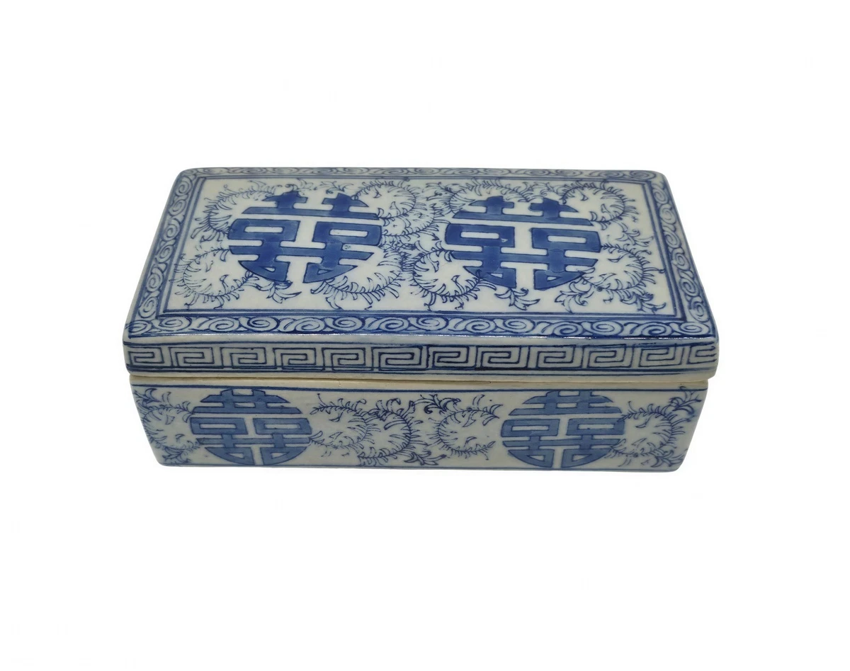 陶瓷中式古董盒子| eBay