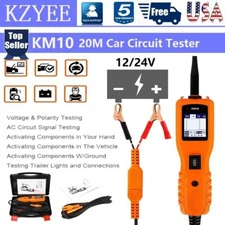 Kzyee KM10 Car 12V&24V Electrical Circuit Tester Probe AVOmeter Diagnostic Tool