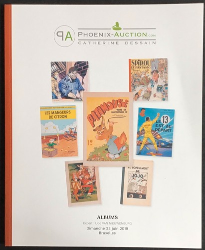 Phoenix-Auction Catalogue Sale Bands Comics 23 June 2019 Excellent Condition - Afbeelding 1 van 4