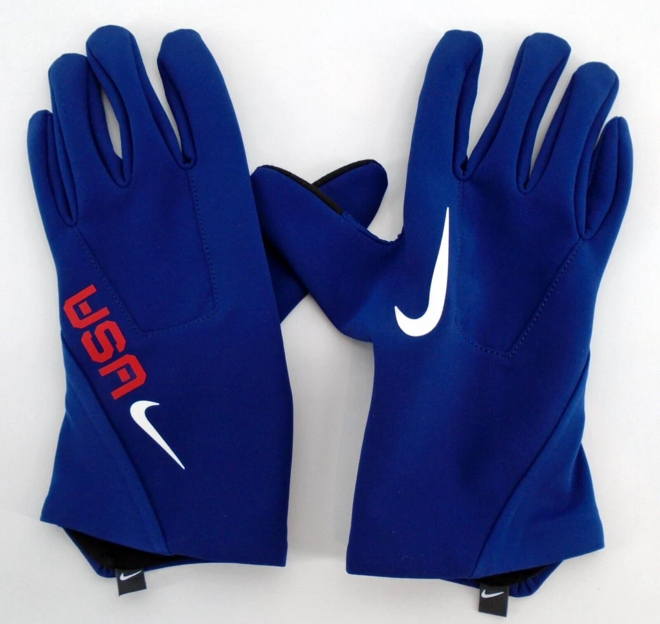 Guantes para correr Nike Shield Phenom para mujer equipo de EE. UU. Juegos Olímpicos azules Foto 2 de 4