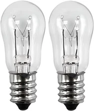 OCS Parts 2-Pack WE05X20431 Dryer Drum Light Bulbs | 10W 120V E12 Appliance Bulb