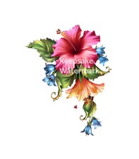 Beautiful Florals Quilt Block Multi Sizes FrEE ShiPPinG F5