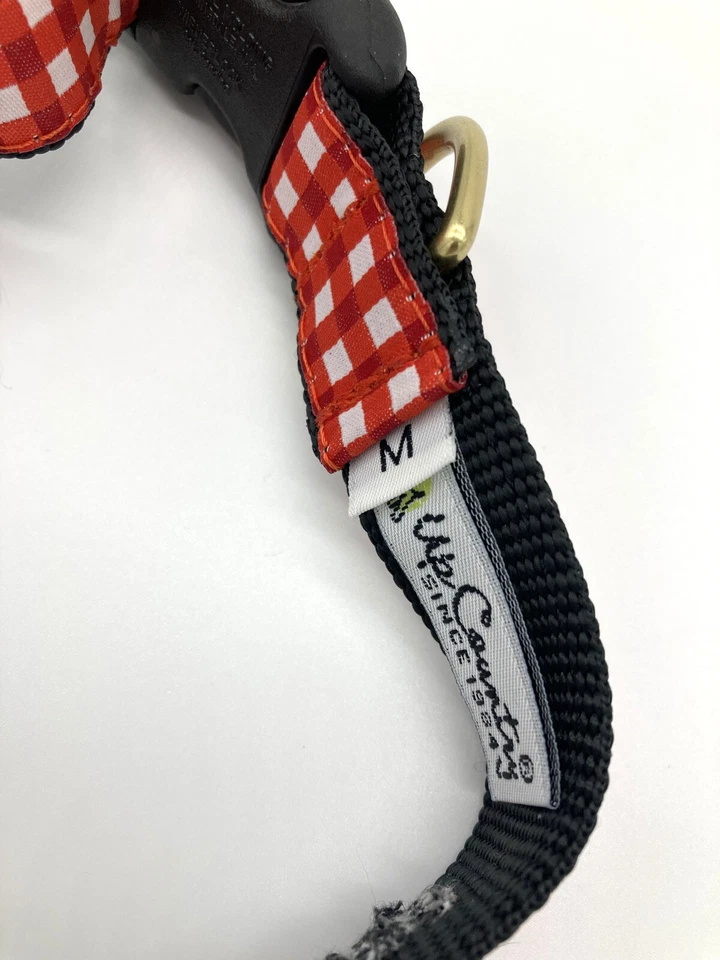 Mark and Graham PIPER mono Upcountry colarinho de fita estampado grande vermelho Gingham 2 - Imagem 4 de 4