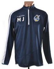 BRISTOL ROVERS 2010S FOOTBALL ZIP TRAINING TOP MACRON SIZE XL ADULT