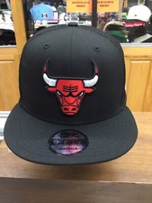 New Era Chicago Bulls Black Trucker SnapBack